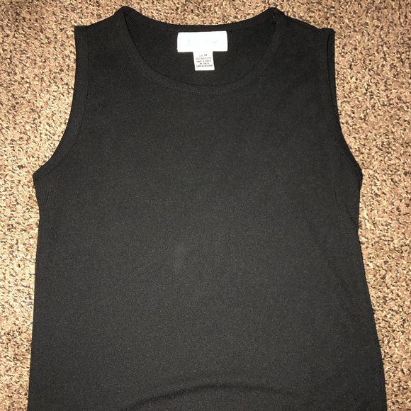 Bloomingdales Black knit tank - Picture 1 of 2